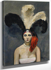 Plumes By Walt Kuhn Fine Art Print