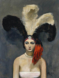 Plumes By Walt Kuhn Fine Art Print