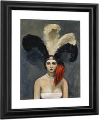 Plumes By Walt Kuhn Fine Art Print