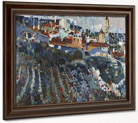 Poble Escalonat By Joaquin Mir Trinxet Fine Art Print