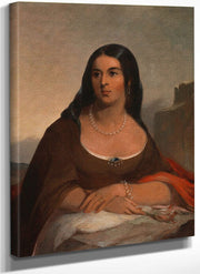 Pocahontas By Thomas Sully Fine Art Print