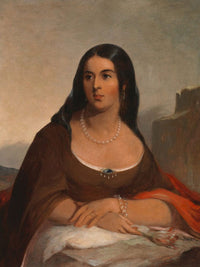 Pocahontas By Thomas Sully Fine Art Print