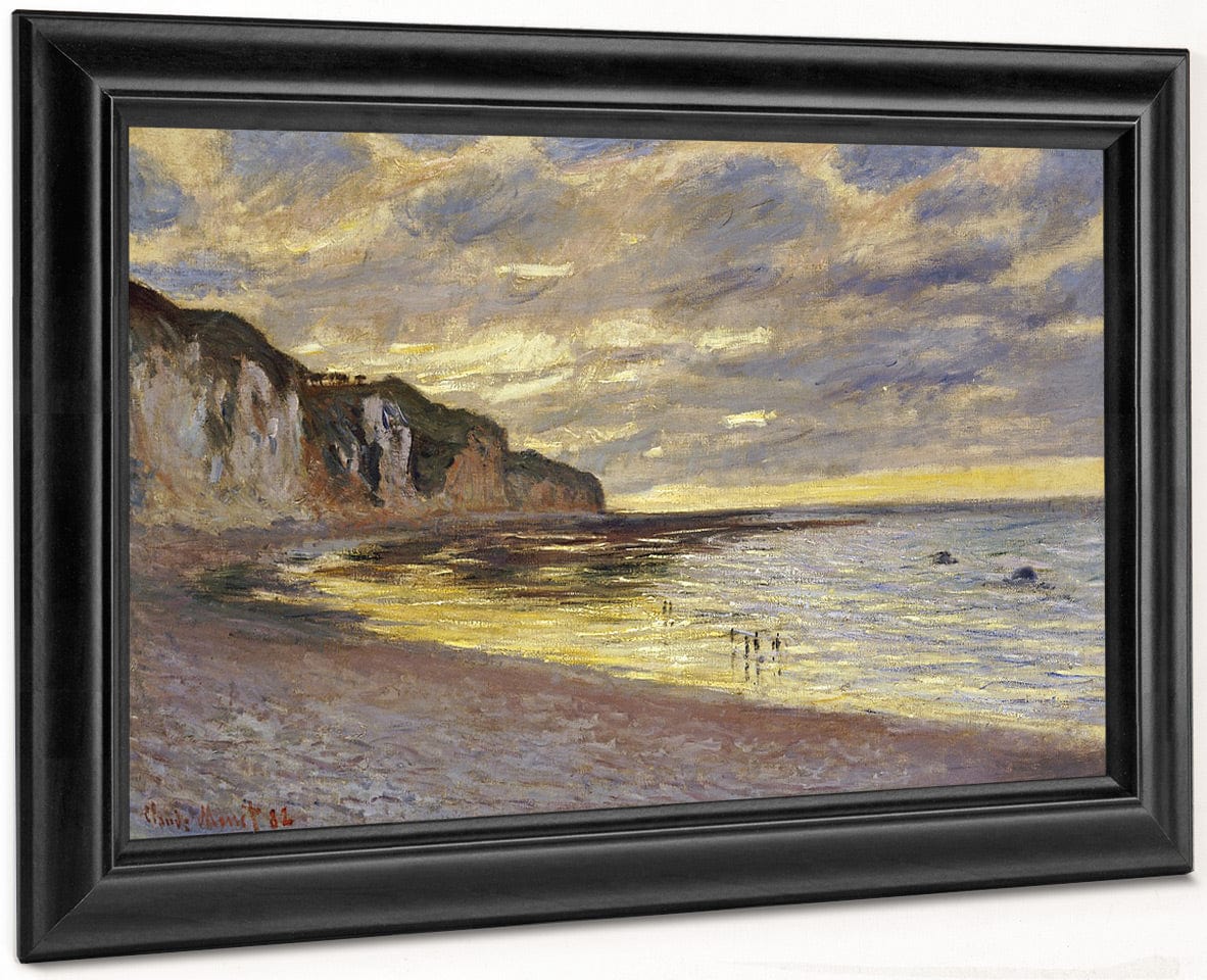 Pointe De Lailly, Maree Basse By Claude Monet Fine Art Print