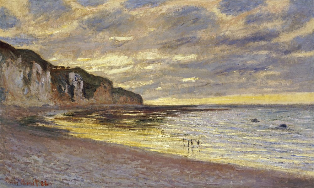 Pointe De Lailly, Maree Basse By Claude Monet Fine Art Print