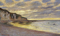 Pointe De Lailly, Maree Basse By Claude Monet Fine Art Print