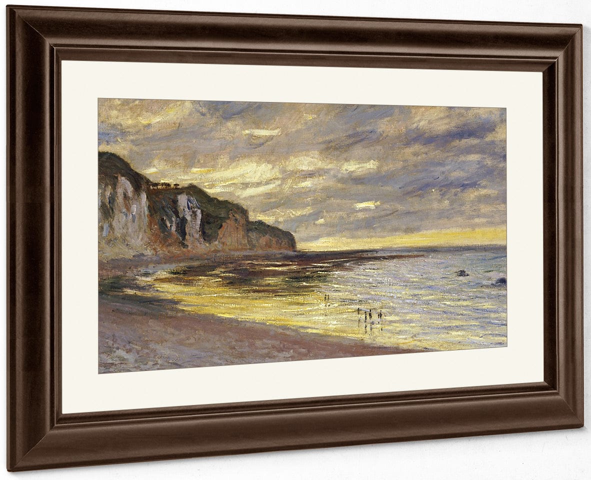 Pointe De Lailly, Maree Basse By Claude Monet Fine Art Print