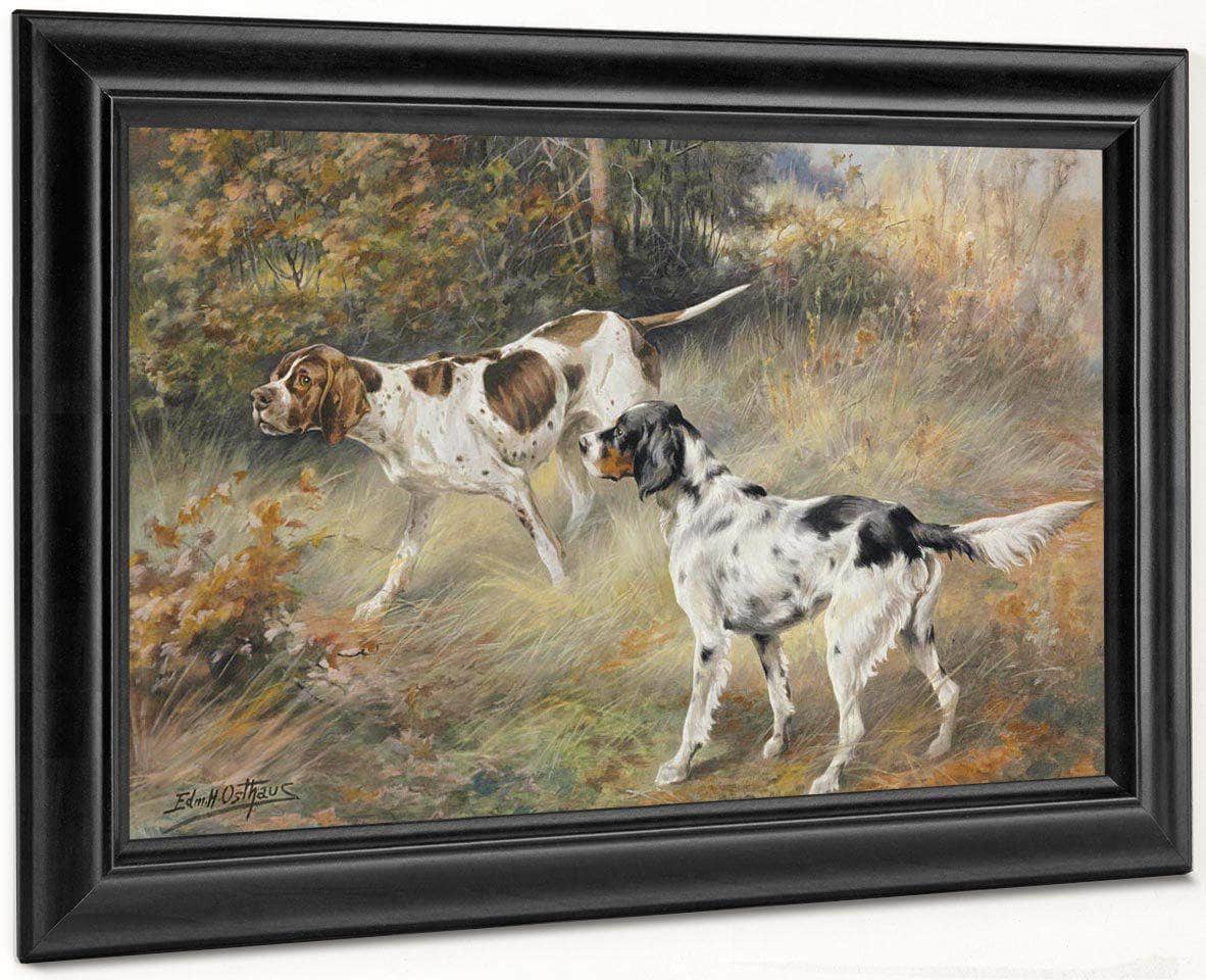 Pointers By Edmund Henry Osthaus Fine Art Print
