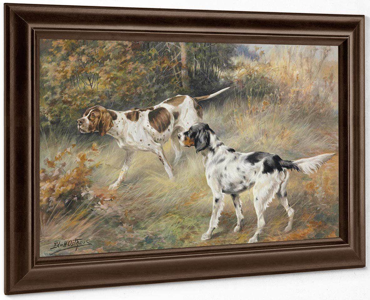 Pointers By Edmund Henry Osthaus Fine Art Print