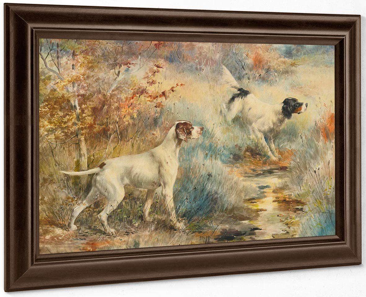 Pointers2 By Edmund Henry Osthaus Fine Art Print
