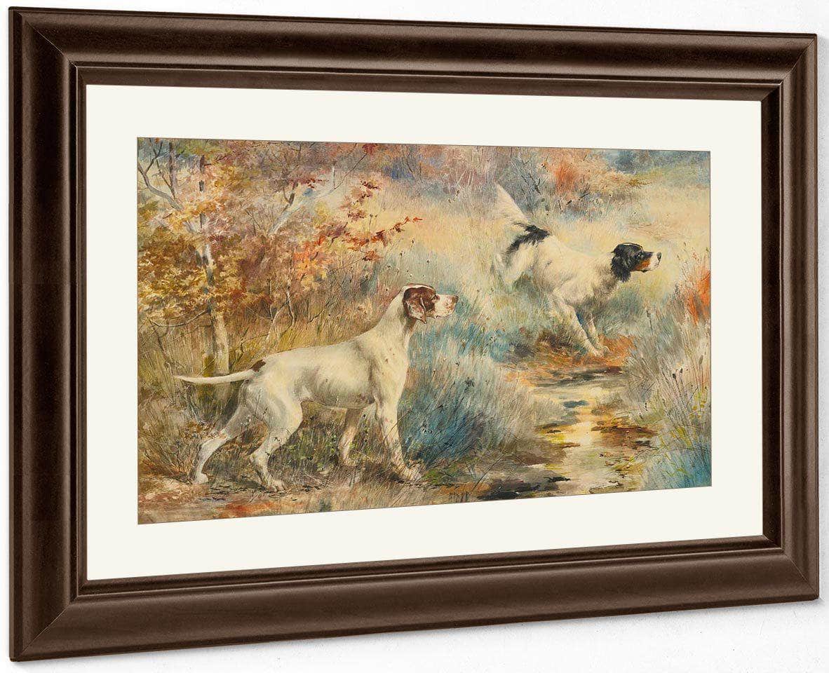 Pointers2 By Edmund Henry Osthaus Fine Art Print