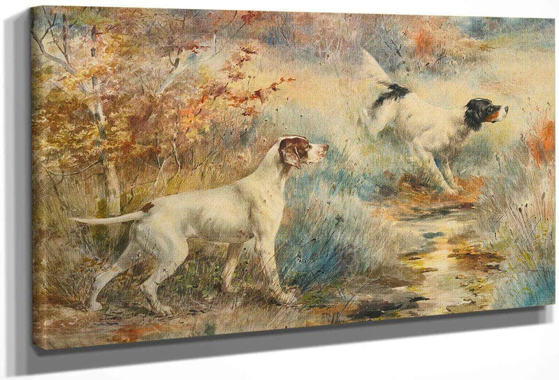 Pointers2 By Edmund Henry Osthaus Fine Art Print