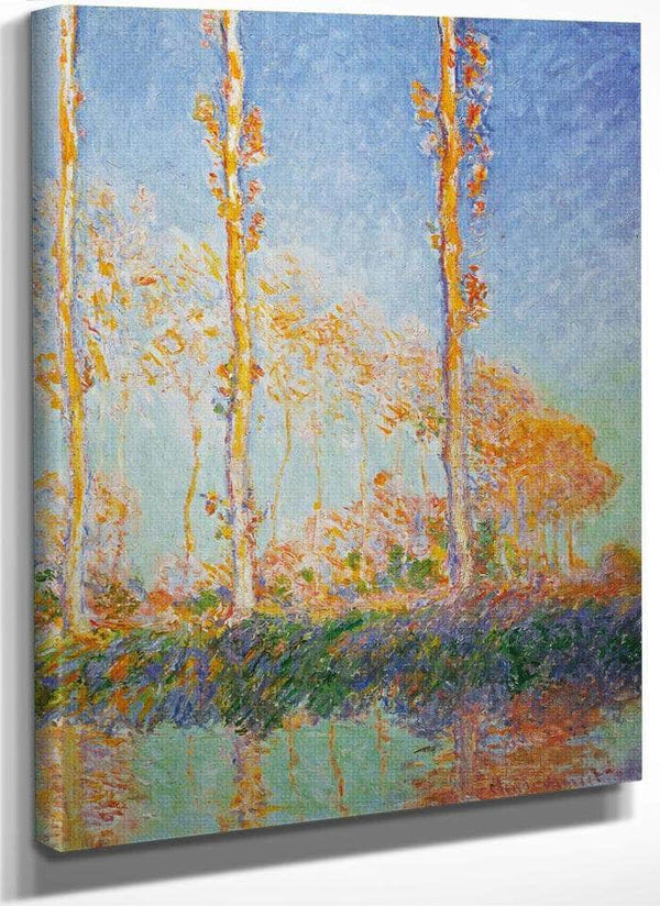 Polars By Three By Pink By Trees By In By Autumn By Claude By Monet Fine Art Print