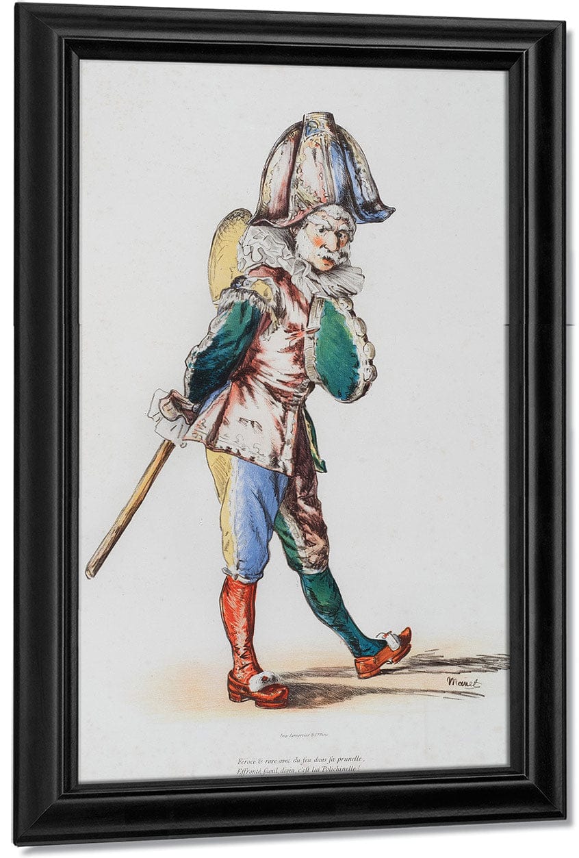 Polchinelle By Edouard Manet Fine Art Print