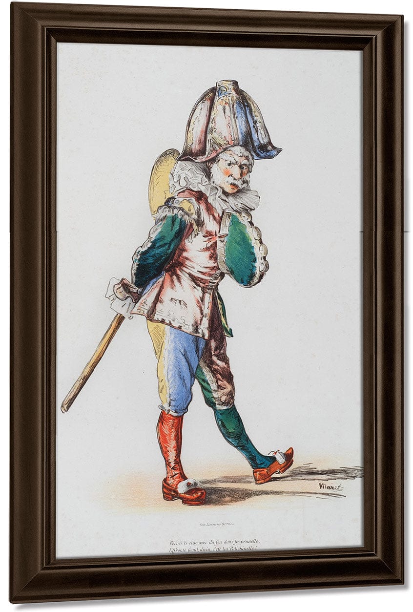 Polchinelle By Edouard Manet Fine Art Print