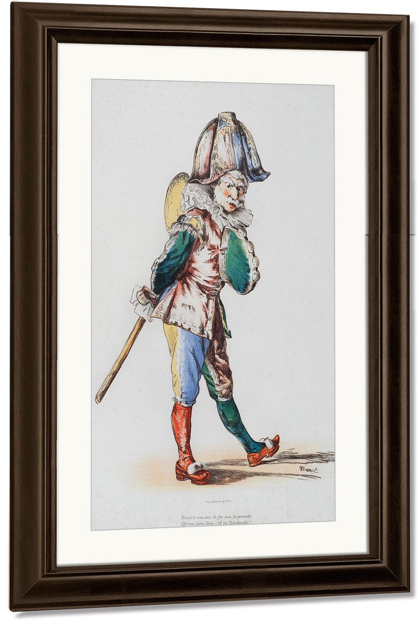 Polchinelle By Edouard Manet Fine Art Print