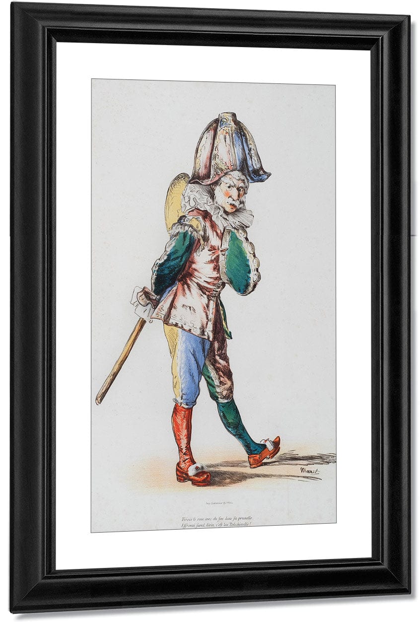 Polchinelle By Edouard Manet Fine Art Print