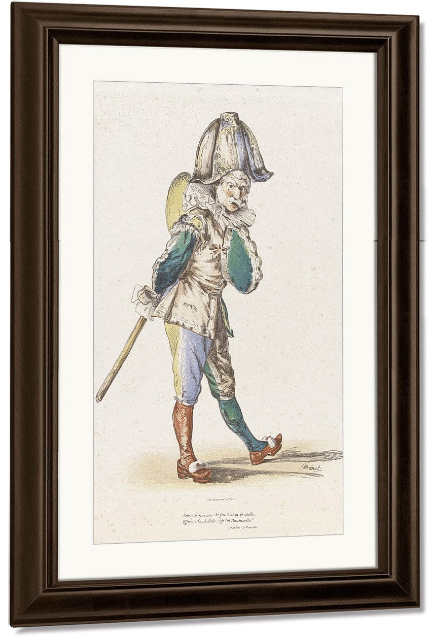 Polichinelle By Edouard Manet Fine Art Print