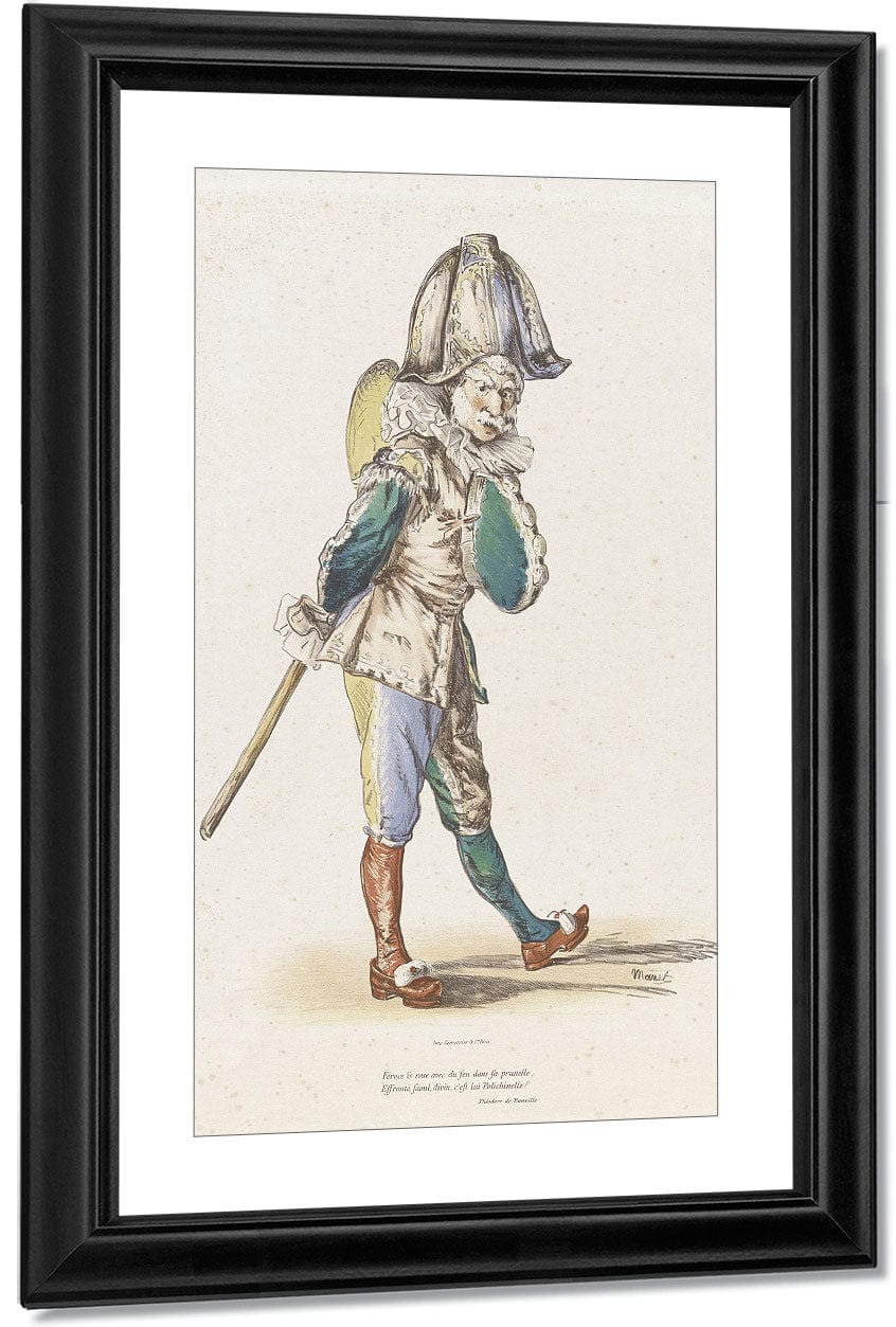 Polichinelle By Edouard Manet Fine Art Print