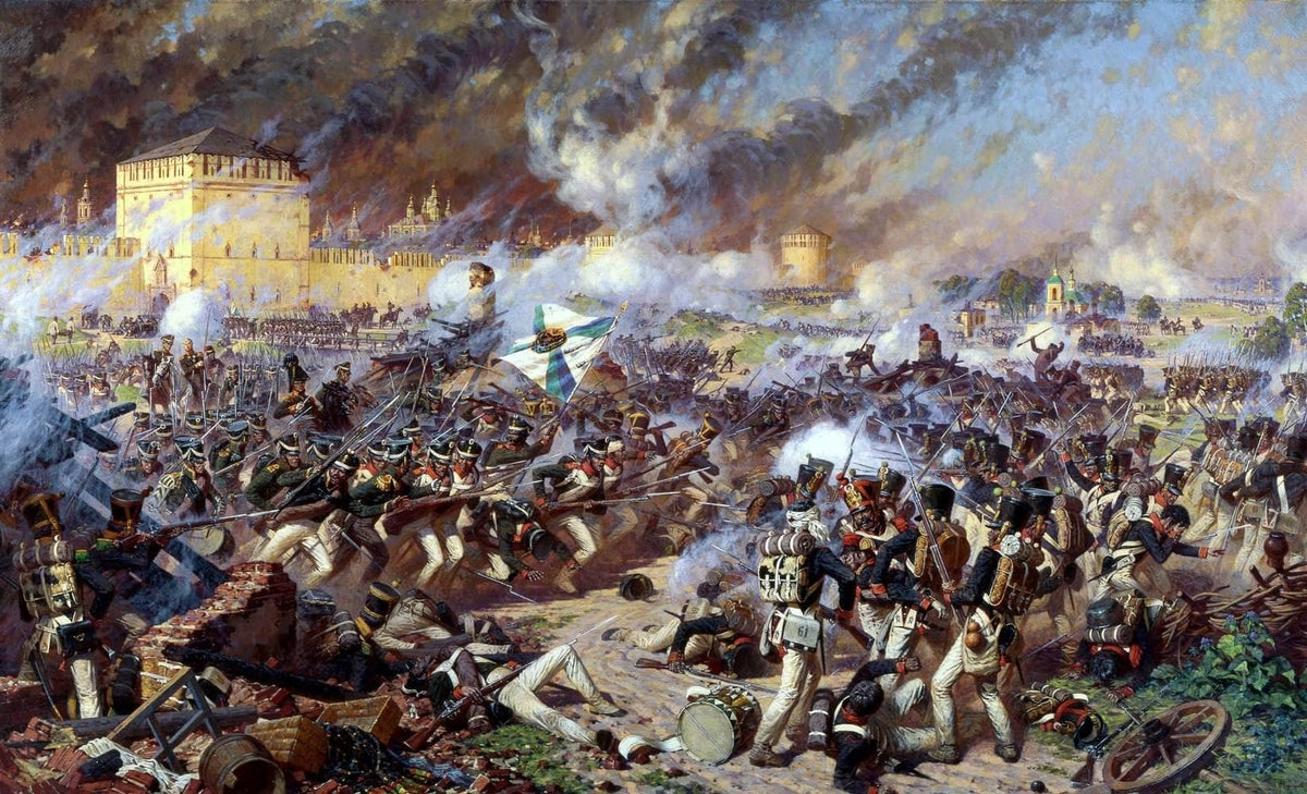 Polish Artillery Battle Of Raszyn Painting Wojciech Kossak Canvas Art Fine Art Print