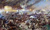 Polish Artillery Battle Of Raszyn Painting Wojciech Kossak Canvas Art Fine Art Print
