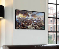 Polish Artillery Battle Of Raszyn Painting Wojciech Kossak Canvas Art Fine Art Print