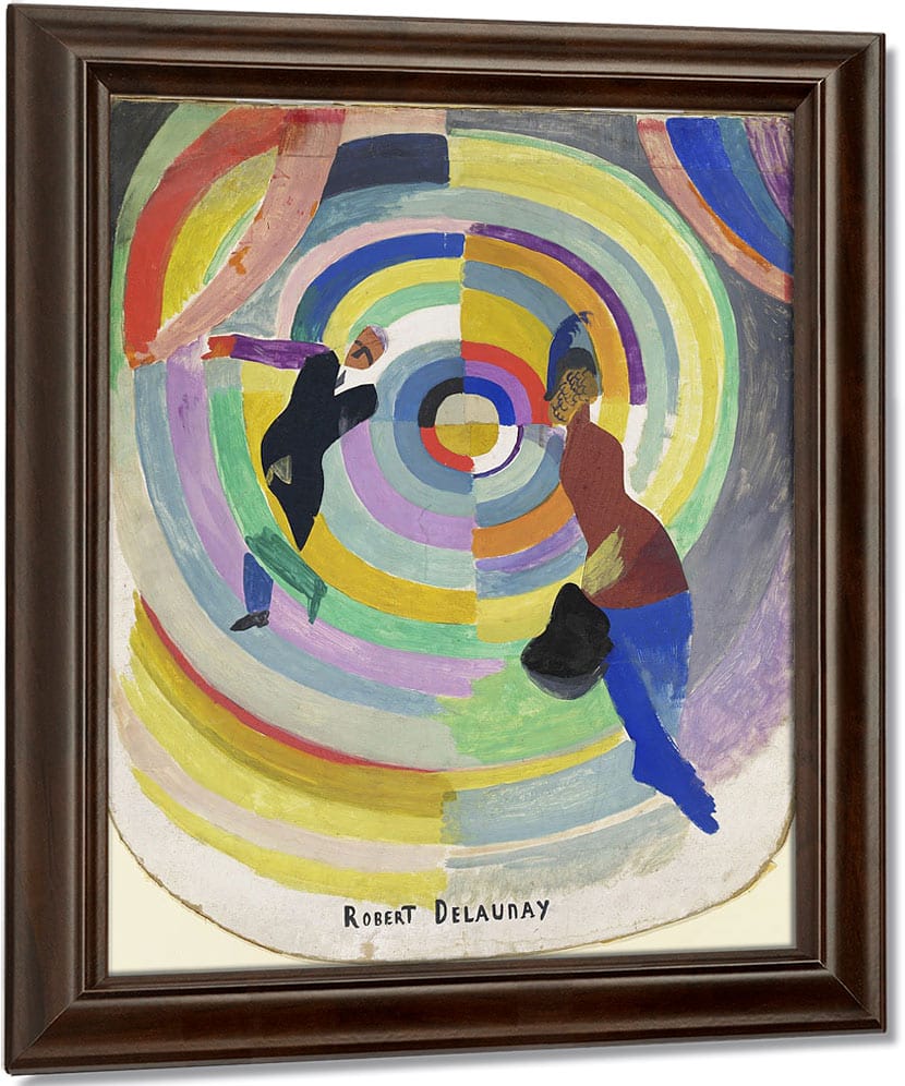 Political Drama By Robert Delaunay Fine Art Print