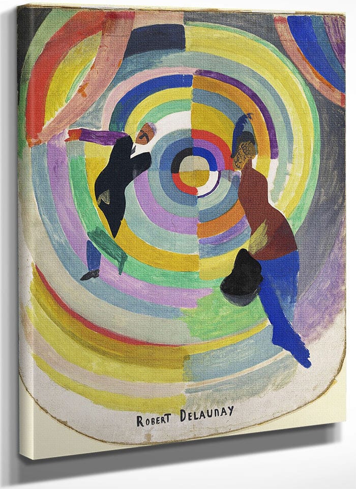 Political Drama By Robert Delaunay Fine Art Print