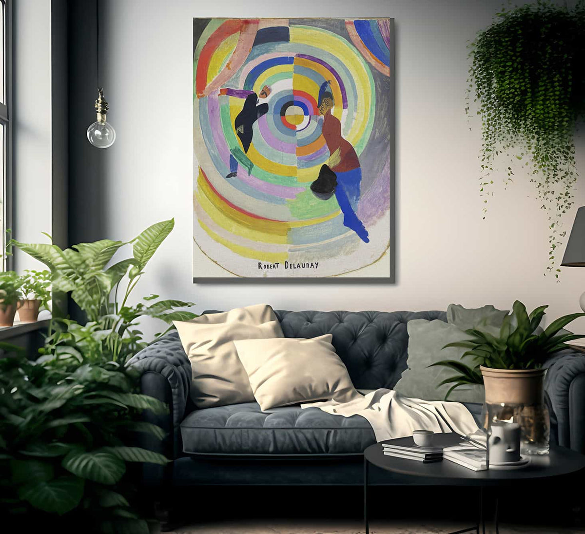 Political Drama By Robert Delaunay Fine Art Print