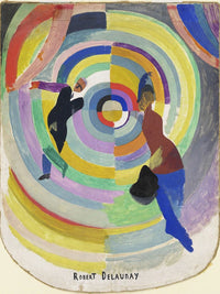 Political Drama By Robert Delaunay Fine Art Print