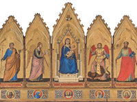 Polyptych Of Bologna 1335 By Giotto Di Bondone Fine Art Print
