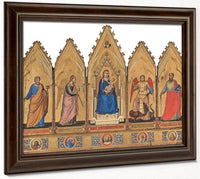 Polyptych Of Bologna 1335 By Giotto Di Bondone Fine Art Print