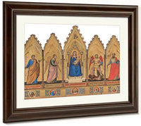 Polyptych Of Bologna 1335 By Giotto Di Bondone Fine Art Print