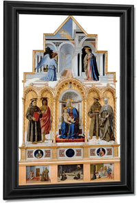 Polyptych Of Perugia 1470 By Piero Della Francesca Fine Art Print