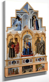 Polyptych Of Perugia 1470 By Piero Della Francesca Fine Art Print