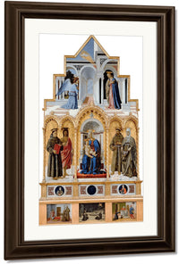 Polyptych Of Perugia 1470 By Piero Della Francesca Fine Art Print