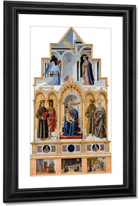 Polyptych Of Perugia 1470 By Piero Della Francesca Fine Art Print