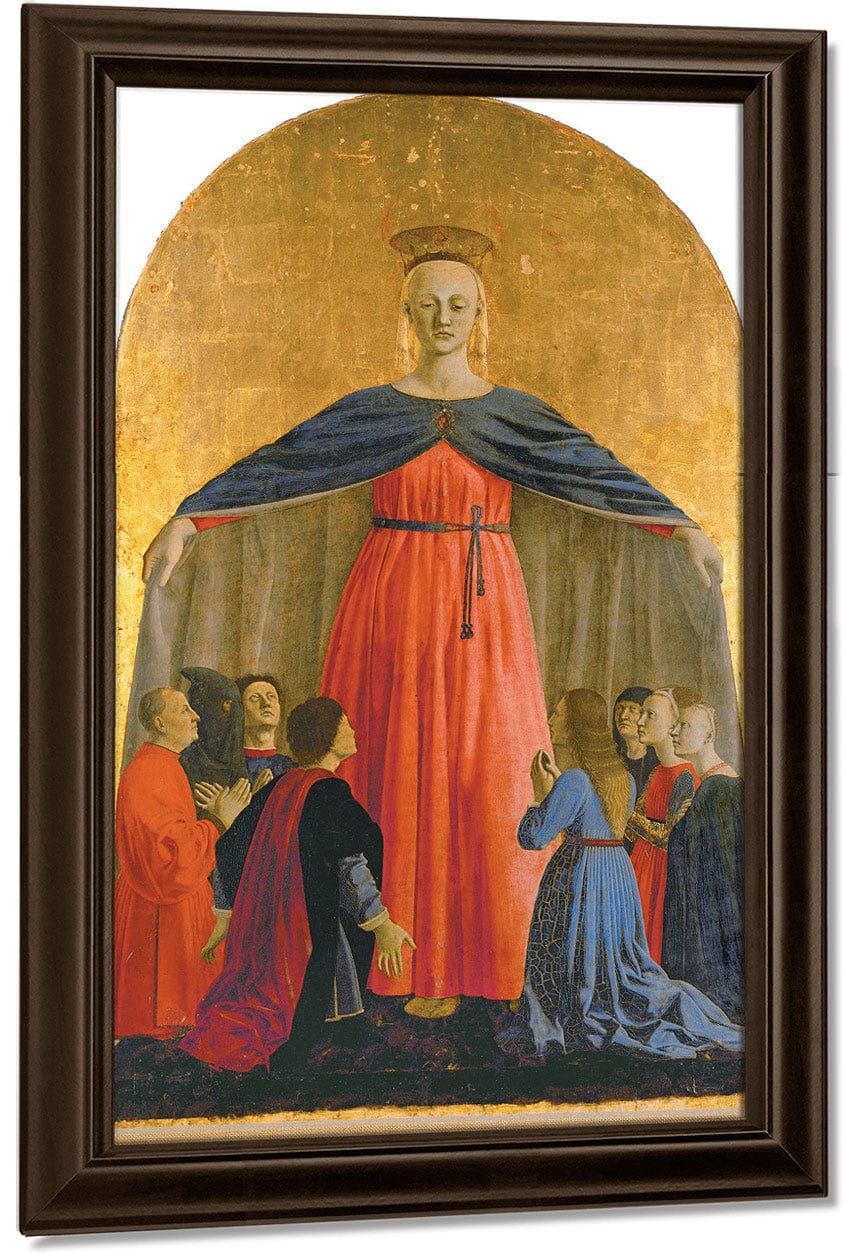 Polyptych Of The Misericordia Detail Of The Madonna 1462 By Piero Della Francesca Fine Art Print