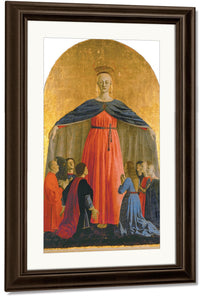 Polyptych Of The Misericordia Detail Of The Madonna 1462 By Piero Della Francesca Fine Art Print