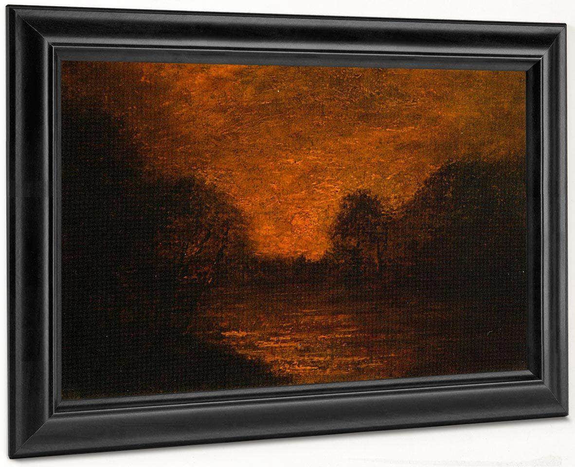 Pond In Moonlight By Albert Pinkham Ryder Fine Art Print