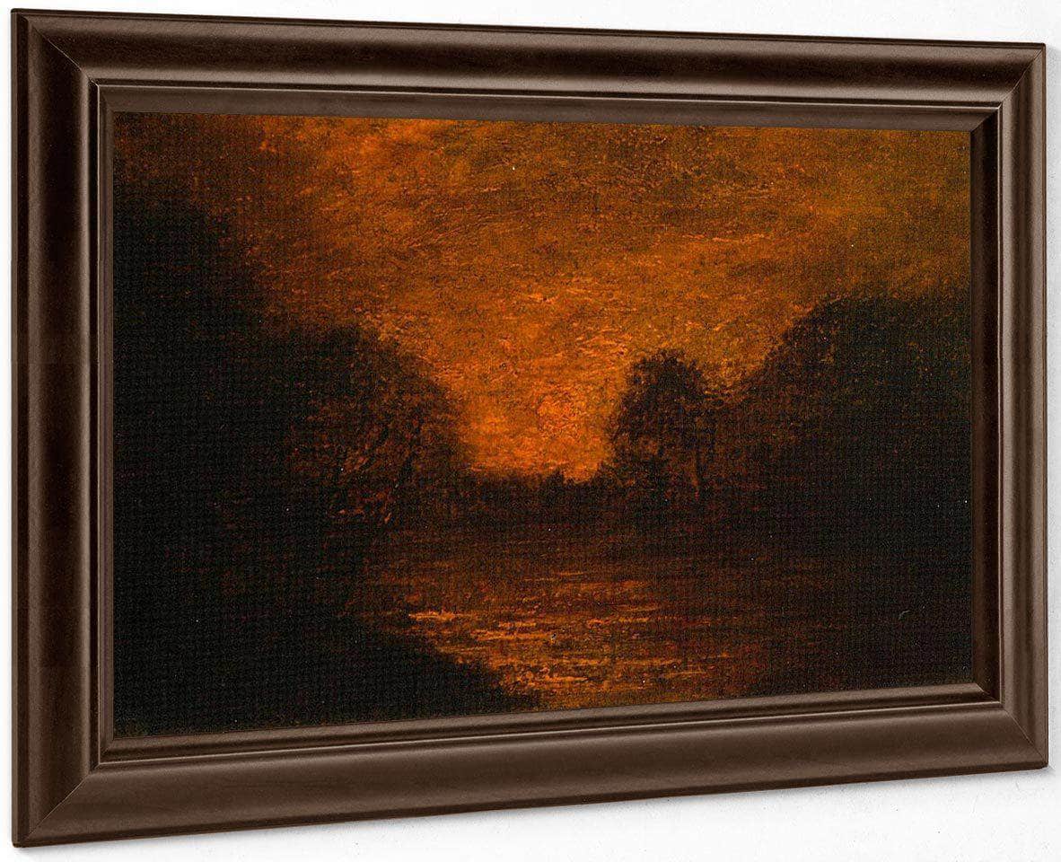 Pond In Moonlight By Albert Pinkham Ryder Fine Art Print