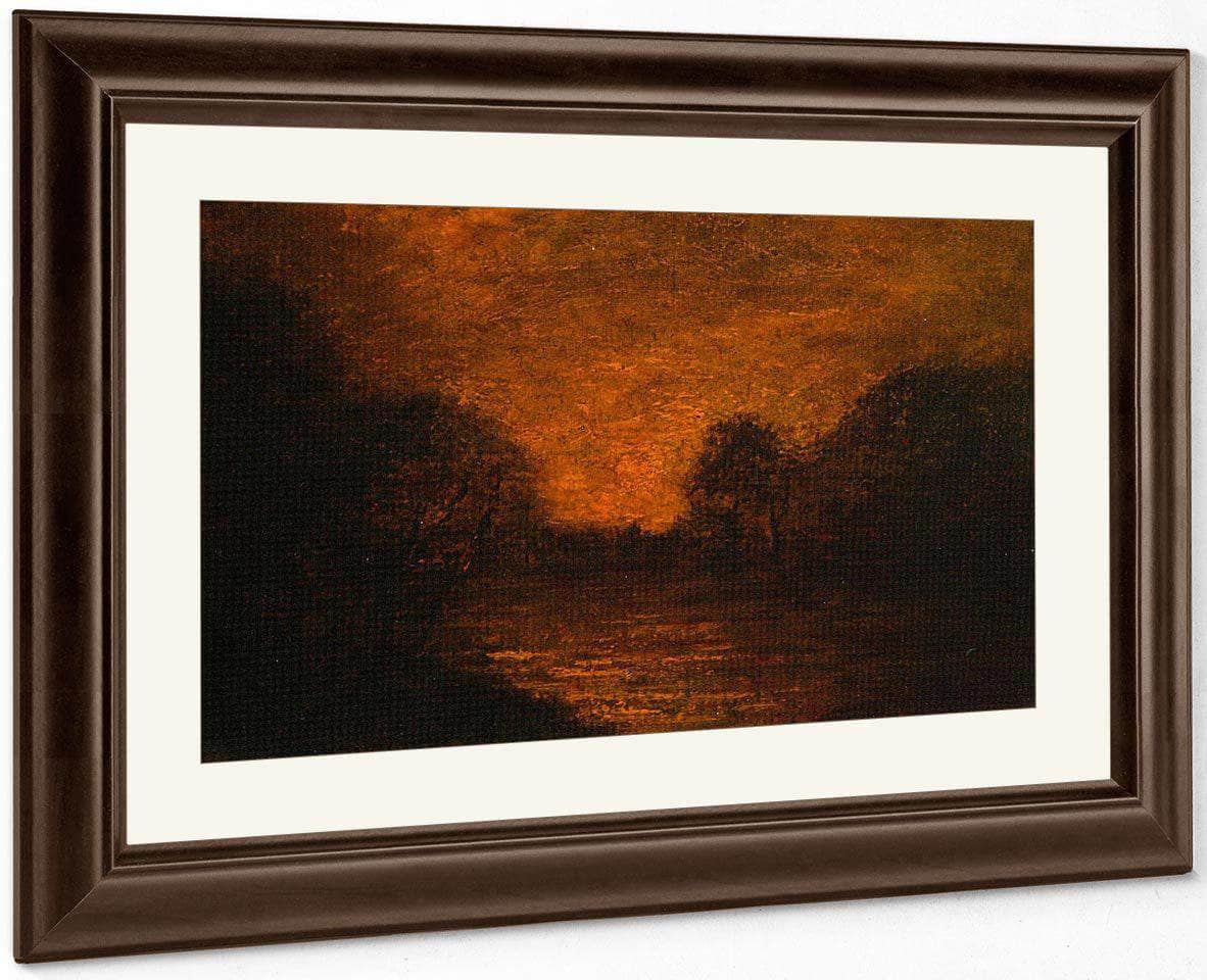 Pond In Moonlight By Albert Pinkham Ryder Fine Art Print
