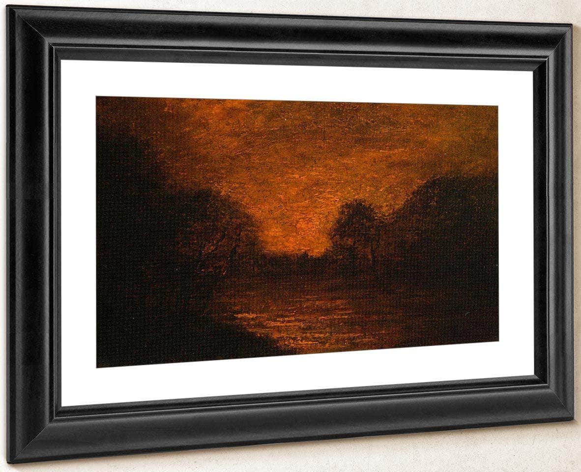 Pond In Moonlight By Albert Pinkham Ryder Fine Art Print