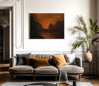 Pond In Moonlight By Albert Pinkham Ryder Fine Art Print