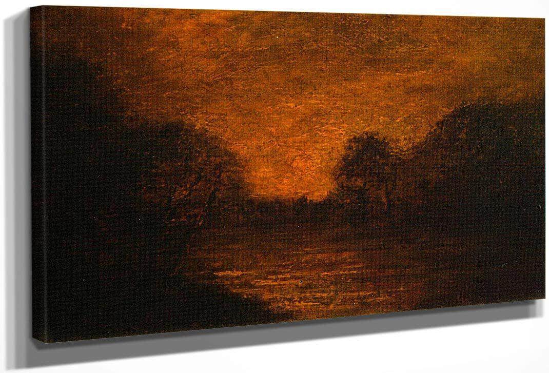 Pond In Moonlight By Albert Pinkham Ryder Fine Art Print