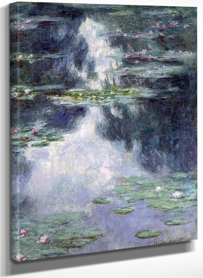 Pond With Water Lilies By Claude Monet Fine Art Print