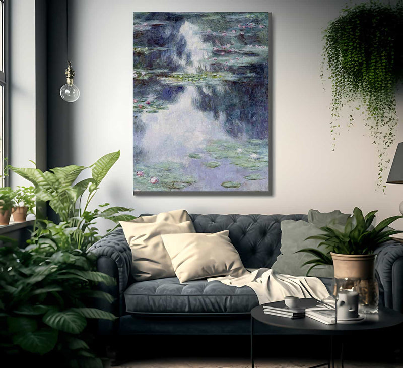 Pond With Water Lilies By Claude Monet Fine Art Print