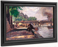 Pont De Solferino By Joseph Kleitsch Fine Art Print