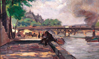 Pont De Solferino By Joseph Kleitsch Fine Art Print