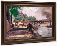 Pont De Solferino By Joseph Kleitsch Fine Art Print