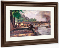 Pont De Solferino By Joseph Kleitsch Fine Art Print